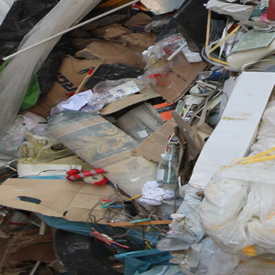 Baustellenmischabfall