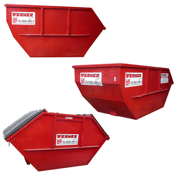 Mulden für die Entsorgung