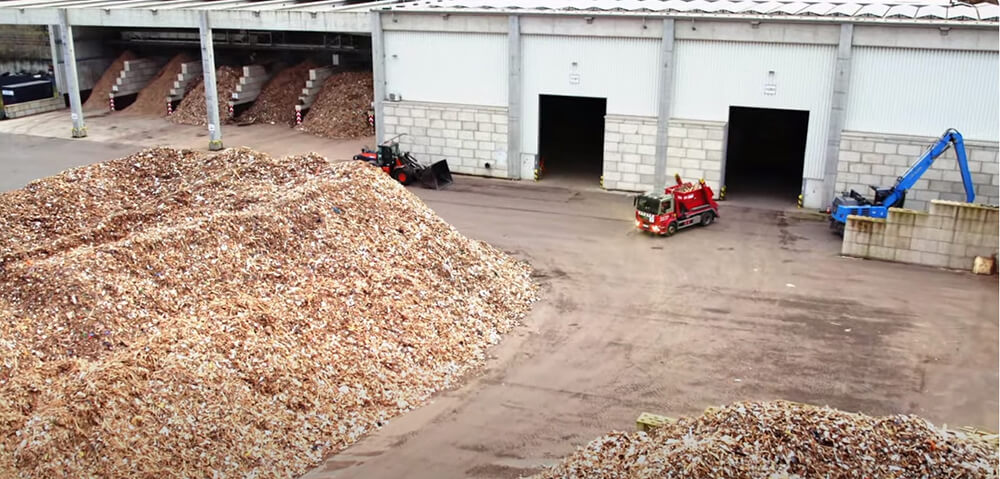 Werner Entsorgung Innenhof